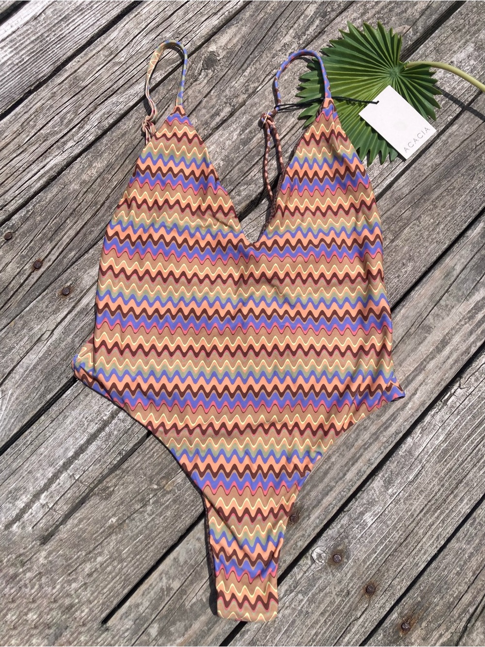 ACACIA - Tavira Cheeky Full Piece Swimsuit in Mada - XL